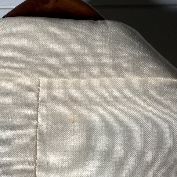 Ralph Ralph Lauren Wool Lycra Blazer Cream Size 44 R - Picture 11 of 12